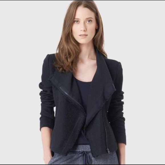 Vince Jackets \u0026 Coats | Vince Tweed Scuba Jacket | Color: Black | Size: Xs | Gypsyspell's Closet